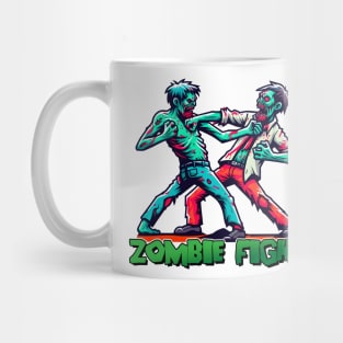 Tiger vs Zombie Fight Mug